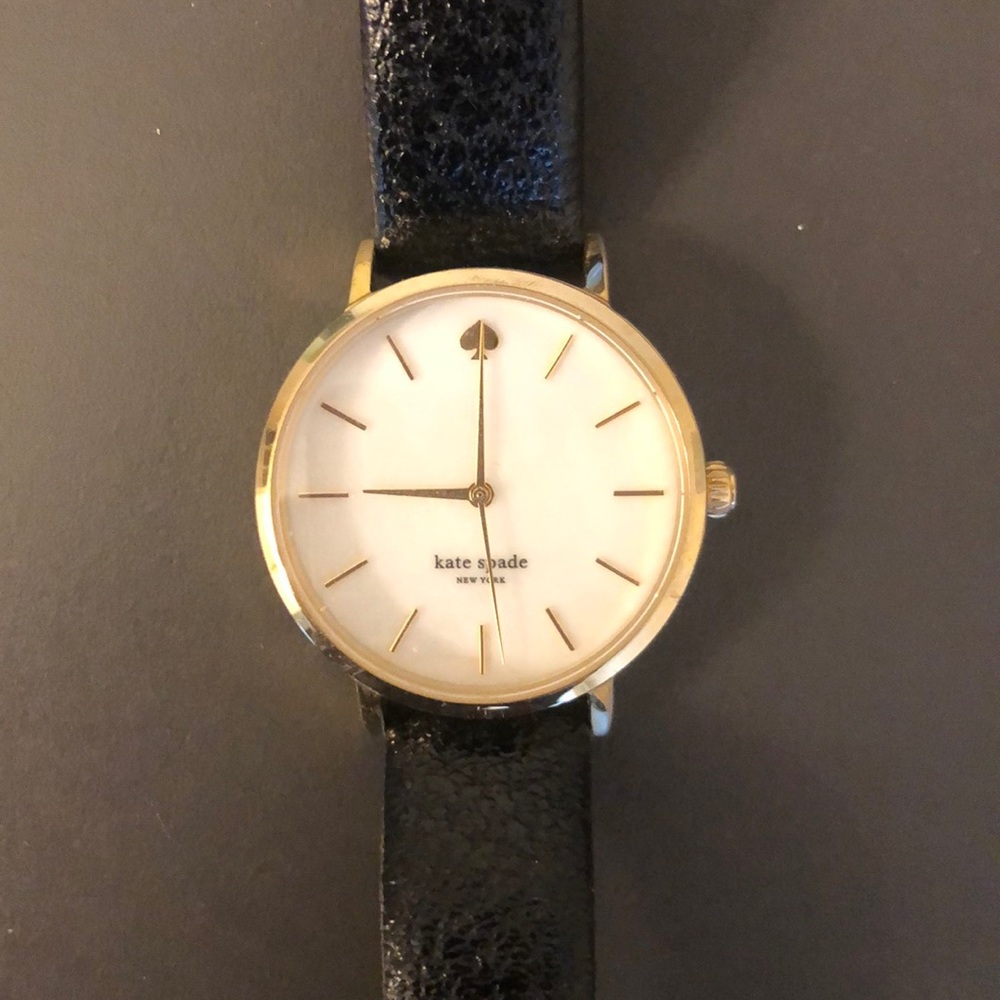 COPY - Kate Spade watch with black leather band